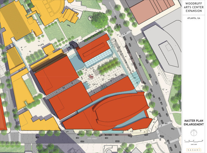 Woodruff Arts Center Expansion Master Plan – Sasaki