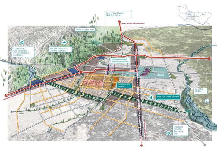 Strategic Development Frameworks for Five Cities in Afghanistan – Sasaki